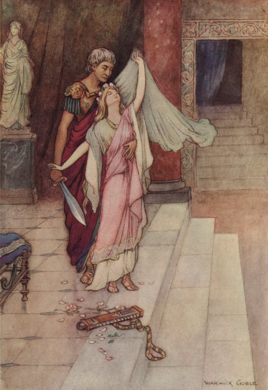 Geoffrey Chaucer, Lægens fortælling af after Warwick Goble