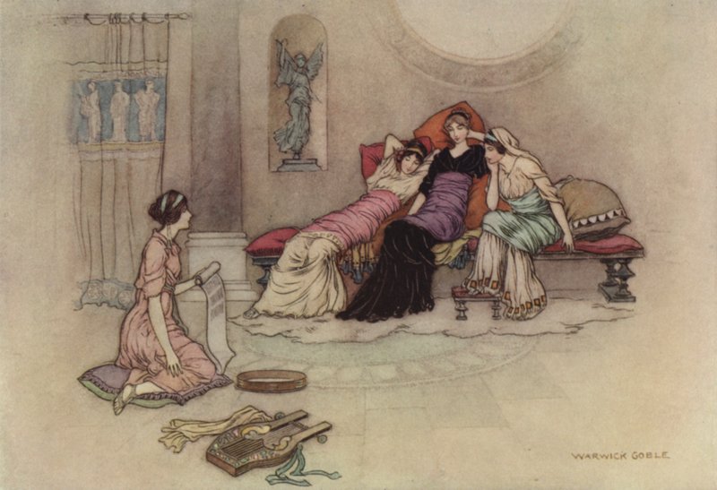 Geoffrey Chaucer, Troilus og Criseyde af after Warwick Goble