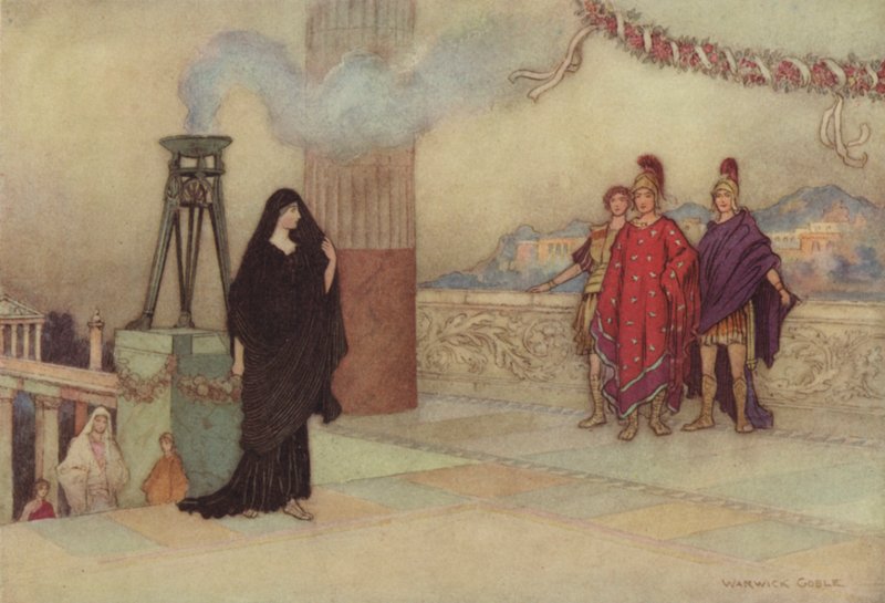 Geoffrey Chaucer, Troilus og Criseyde af after Warwick Goble