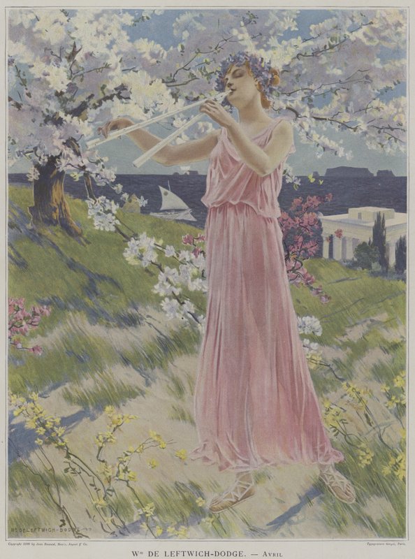 Avril (april) af after William de Leftwich Dodge