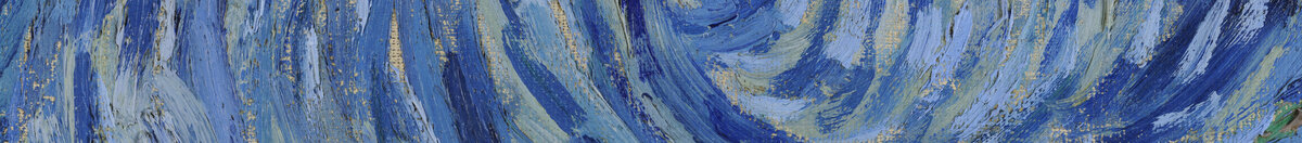 Stjernenat (Vincent van Gogh), Detail: Wirbelnde Himmelsspirale