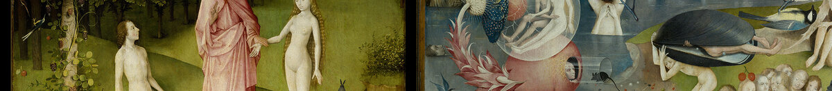 Lysternes have (Hieronymus Bosch), Detail: Christus mit Adam und Eva