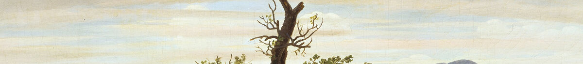 Det ensomme træ (Caspar David Friedrich), Detail: Abgestorbene Baumkrone