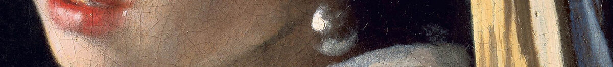 Pigen med perleøreringen (Jan Vermeer van Delft), Detail: Perlenohrring