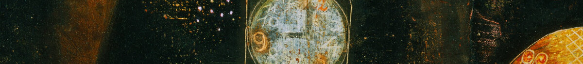 Fiskenes magi (Paul Klee), Detail: Uhr im Turm