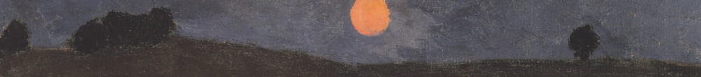 Månen over landskabet (Paula Modersohn Becker)