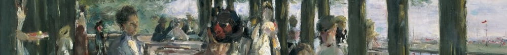Terrassen på Restaurant Jacob i Nienstedten ved Elben (Max Liebermann)