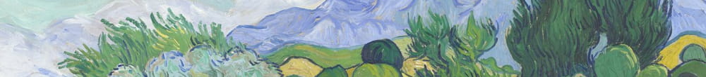 Hvedemark med Cypresser (Vincent van Gogh)