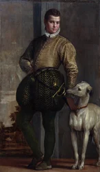 Boy with a Greyhound, ca. 1570