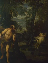 Herkules, Deianeira og kentauren Nessus,1586 (olie på lærred)