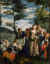 Fundet af Moses, ca. 1580