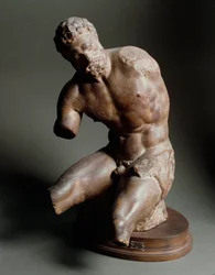 Mandlig torso. Skulptur