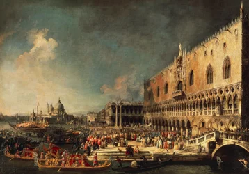 Den franske ambassadørs ankomst til Venedig
