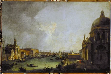 Flodmundingen af Canal Grande, Venedig (maleri på lærred)