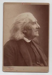 Franz Liszt (1811-1886) (1886, fotografi)