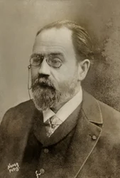 Portræt af den franske forfatter Emile Zola ( 1840