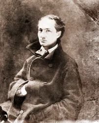 Portræt af Charles Baudelaire, forfatter (1821-1867) - Fotografi af Nadar (Felix Tournachon)