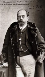 Portræt af Emile Zola (1840 - 1902) af Nadar.
