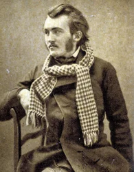 Portræt af Gustave Dore (1832-1883) - fotografi af Nadar