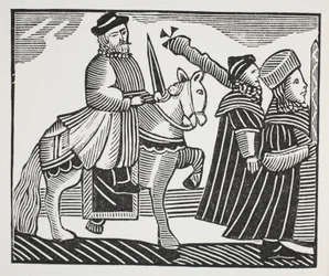 The History of Wat Tyler og Jack Straw, illustration fra 