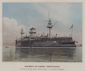 "Formidabel" kampbygning (farvet foto)