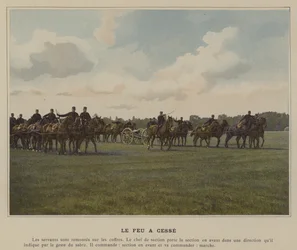 Ilden er ophørt (farvet foto)