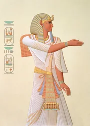 746.c.1. & f.8 Portræt af farao Mienptah-Hotephimat