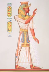 7746.c.1. & f.8 Portræt af Ramses III (ca. 1184-1153 f.Kr.) fra 