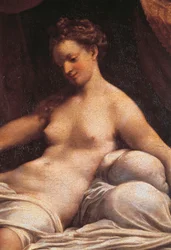 Danae, ca 1531, af Antonio Allegri, kendt som Correggio (1489-ca 1534), olie på lærred