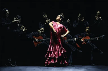 Stolt flamenco-danser