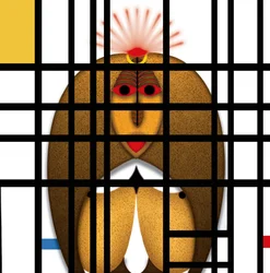 Lockdown (VIII) - (aus der Serie Animal Rationale)