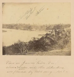 Udsigt over James River, Virginia