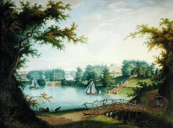 Den Store Stenbro og Marienthal-trappen, 1803