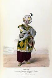 Adolphe Nourit i operaen Tarare af Antonio Salieri (1750 - 1825).