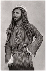 En beduin fra ørkenen, Irak, 1925