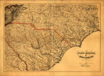 633.600. LC Civil War Maps (2. udg.), 305a.4 Generelt kort. Myndigheder brugt til at lave kortet er anført under titlen. Statsnavne, grænser og jernbaner er overtrykt med rødt. Beskrivelse afledt af publiceret bibliografi. Fås også gennem