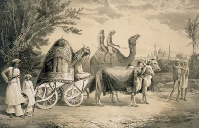 Harem Carriage of the King of Delhi, pub. 1858.