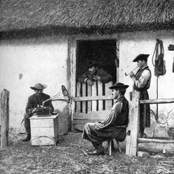 Fritid for kohyrder, Ungarn, 1922.