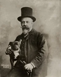 Portræt af forfatteren Henri Gauthier , Villars (foto)