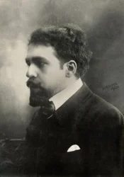 Portræt af den franske komponist Reynaldo Hahn (foto)