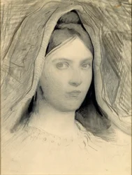 Hoved af Mary B. Thayer