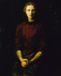 Portræt af en dame (fru William B. Cabot)