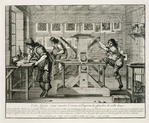 Fransk trykkeri, 1642