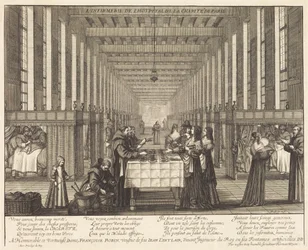 Sygestuen på Hôpital de la Charité i Paris