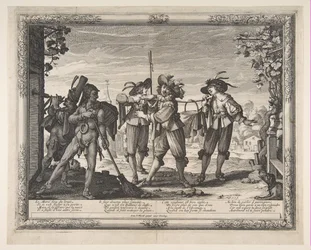 The Hotpot Carried to the Newlyweds, eller The Racket, ca. 1633.