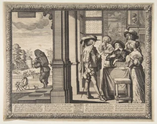 Den fortabte søn forlader hjemmet, ca. 1636.