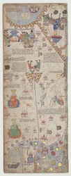 Catalansk atlas, ark 11, 1375