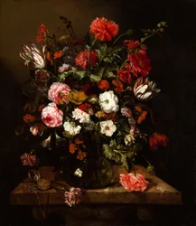 Stilleben med blomster