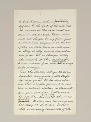 Autografmanuskript af Lincolns valgsejrstale som præsident, leveret i Washington D.C. fra vinduet i Det Hvide Hus om aftenen den 10. november