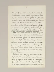 Autografmanuskript af Lincolns valgsejrstale som præsident, leveret i Washington D.C. fra vinduet i Det Hvide Hus om aftenen den 10. november